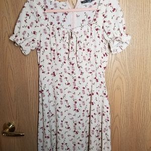 Floral Peasant Dress